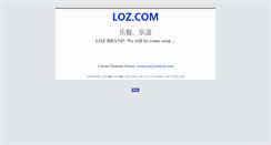 Desktop Screenshot of loz.com